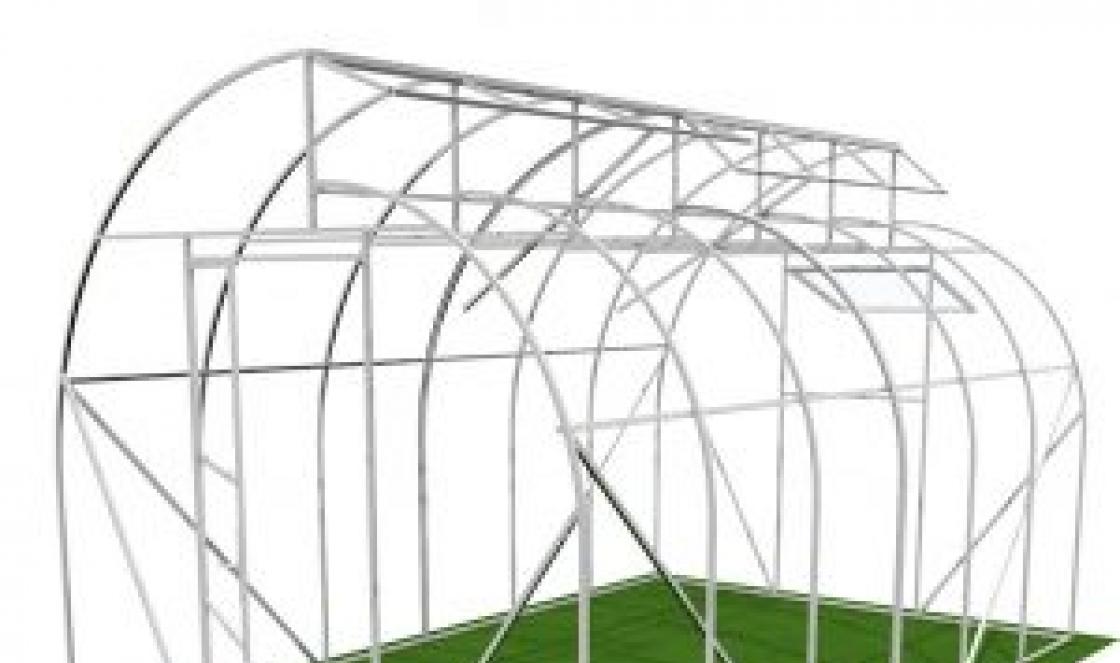 Mitlider greenhouse - diagrams, drawings and progress of self-assembly Year-round greenhouses of the mitlider series