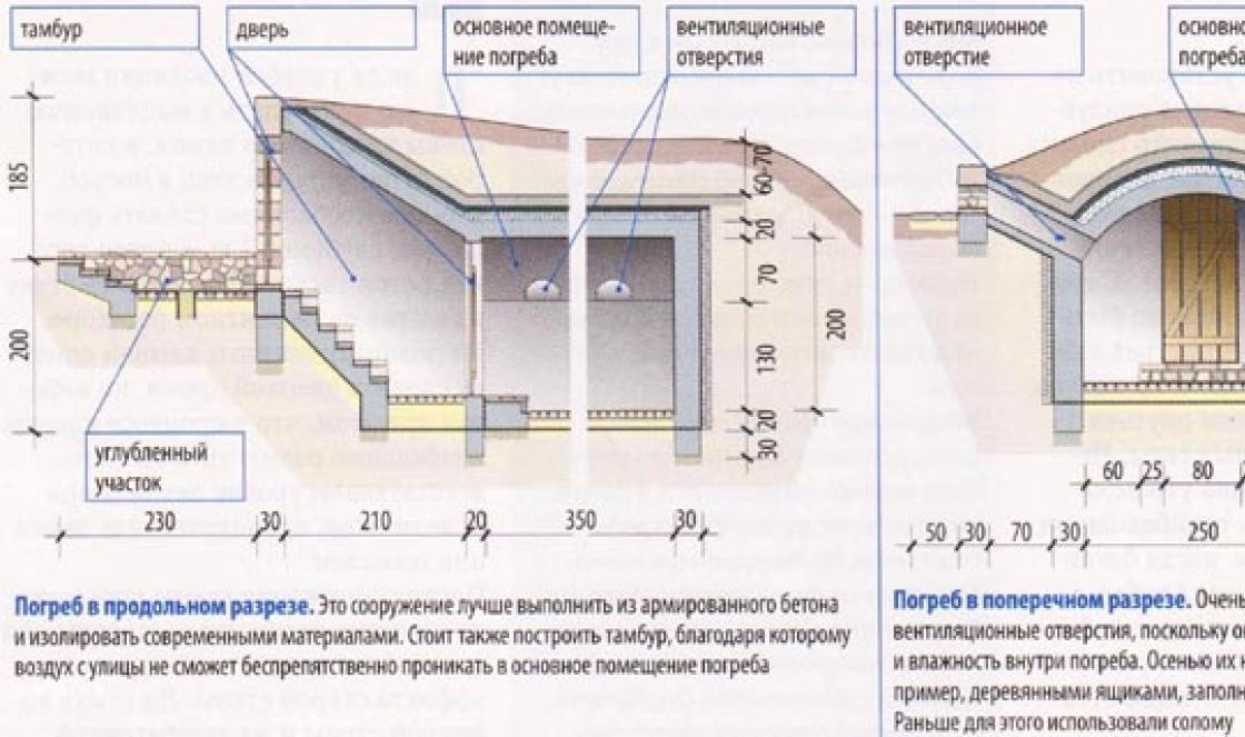 Погреб сколько метров. Погреб схема постройки. Земляной полузаглубленный погреб схема. Заглубленный погреб схема. Чертеж погреба в земле.