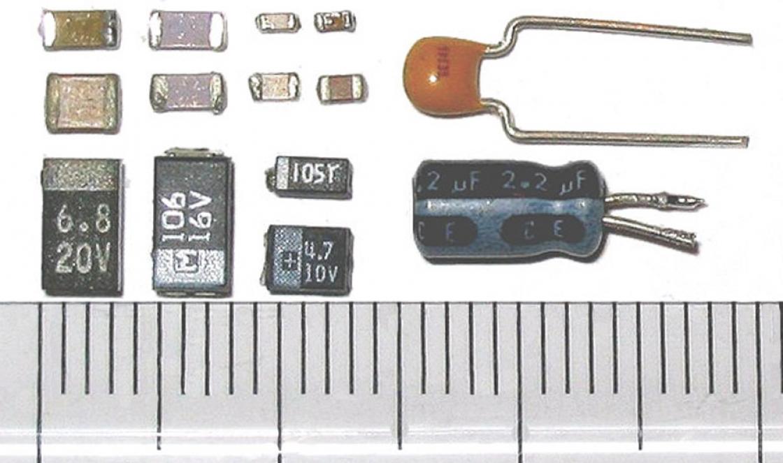 Marking of SMD radio components