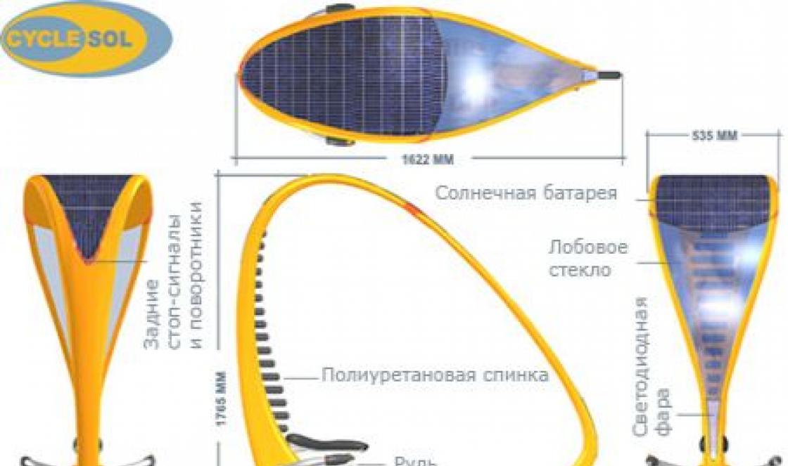 Bicicletta elettrica solare Bicicletta solare